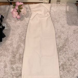 Zara strapless dress XS off white (dr2)
